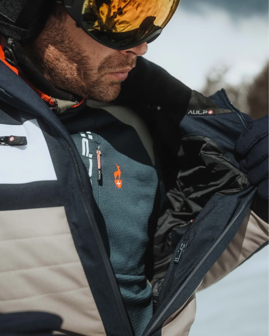 Man in skiwear