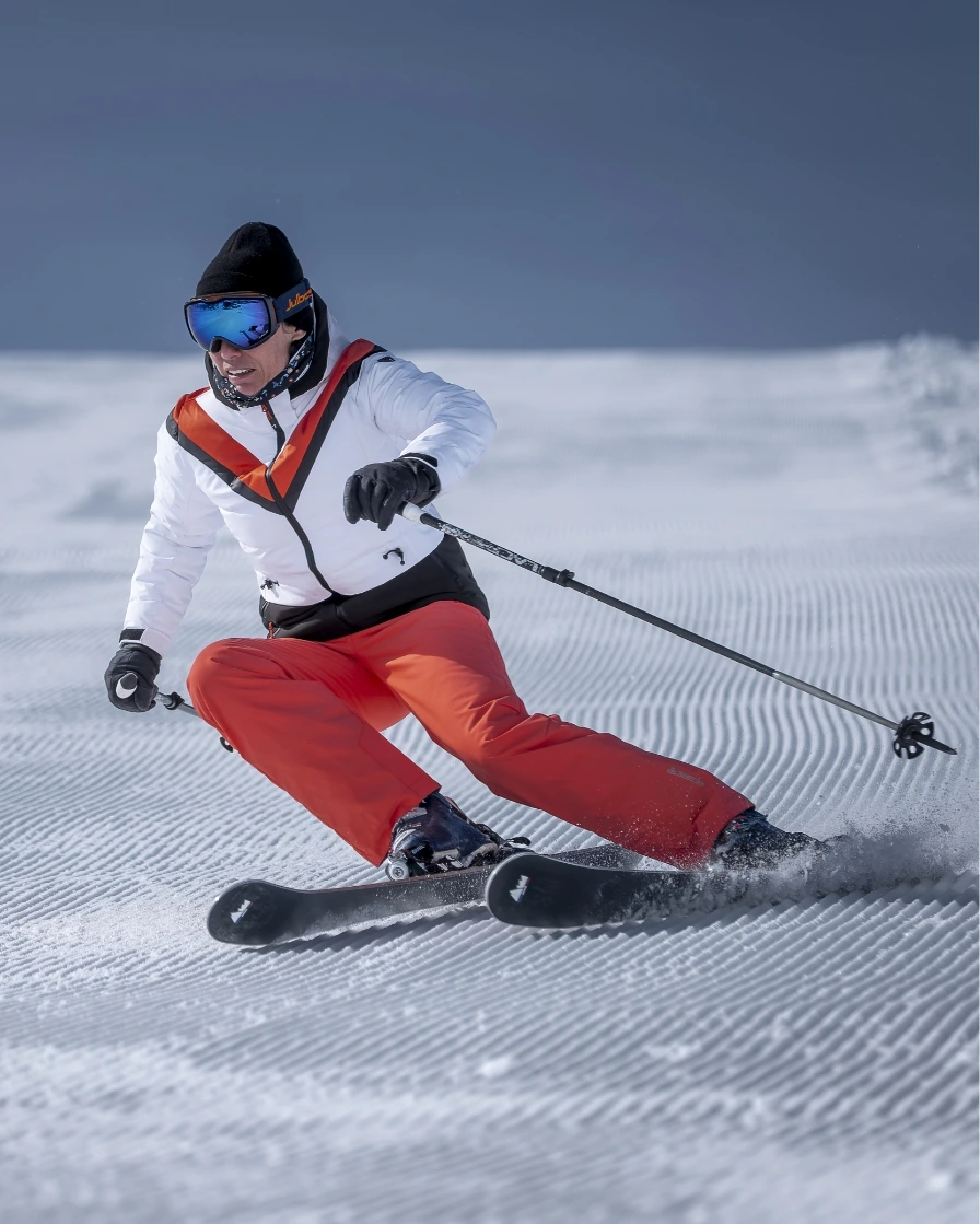 Person skiing