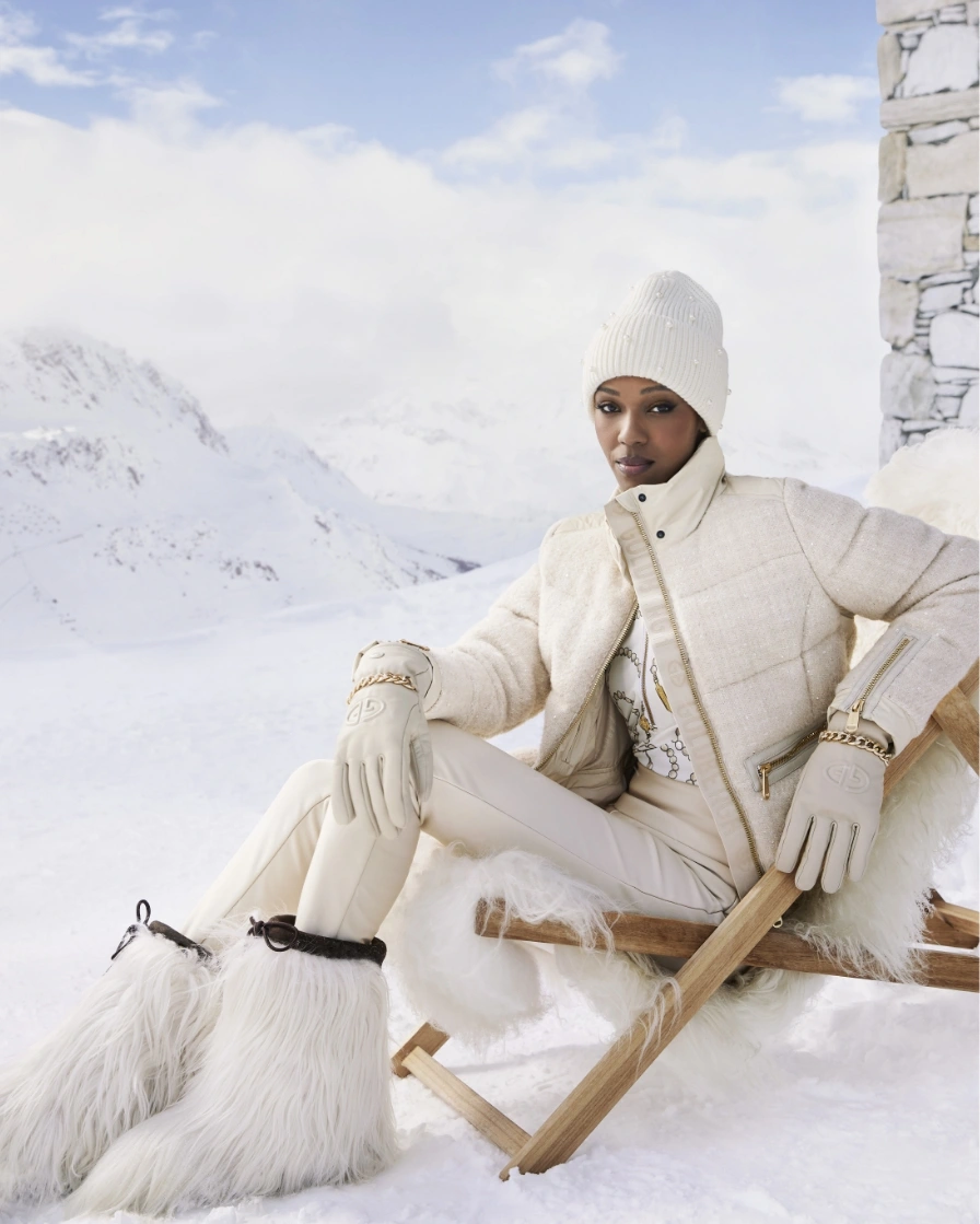 Woman in skiwear