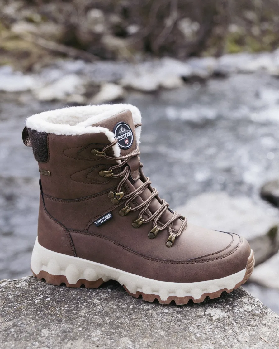 Brown boots outside
